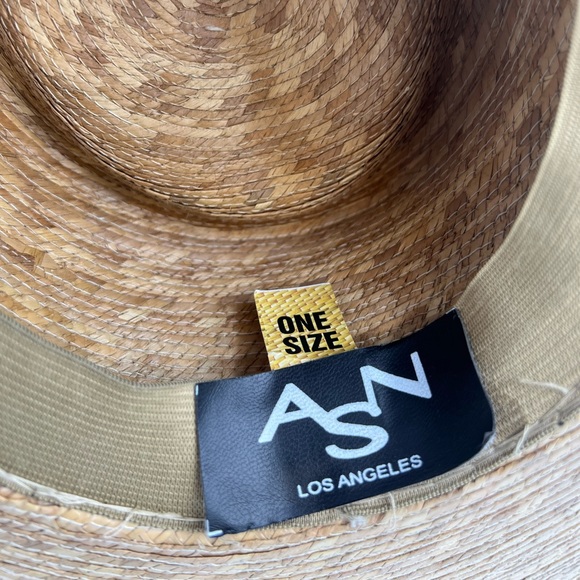 ASN LOS ANGELES Wicker Hat OS - Picture 8 of 9